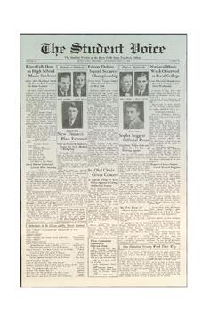 The Student Voice, April 27, 1932