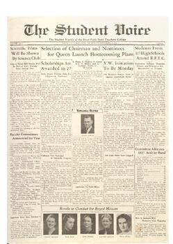 The Student Voice, September 29, 1937