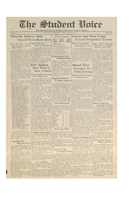 The Student Voice March 24, 1931.