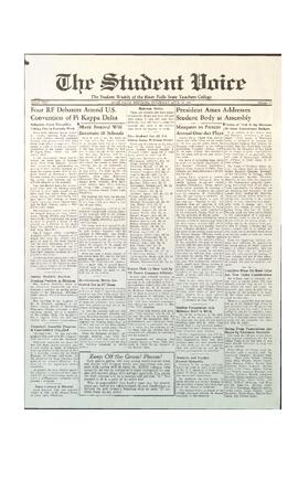 The Student Voice, April 10, 1940.