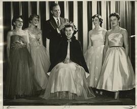 Homecoming Coronation/Court, 1954.