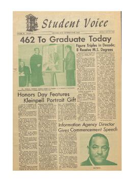 The Student Voice, May 29, 1966.