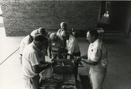 Men Shucking Corn, 1988.