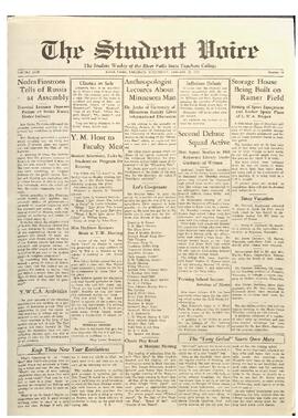 The Student Voice, January 17, 1934