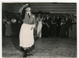 View of Students at a dance, 1947-1948.