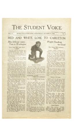 The Student Voice, October 10, 1923