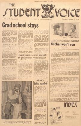 The Student Voice, January 17, 1974.