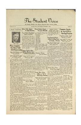 The Student Voice, October 4, 1927.