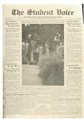 The Student Voice, September 15, 1933