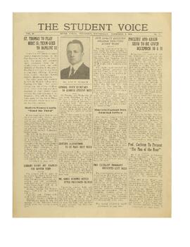 The Student Voice December 9, 1925.