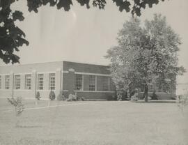Exterior of industrial arts building