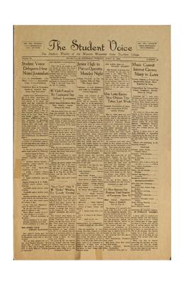 The Student Voice, April 16, 1929