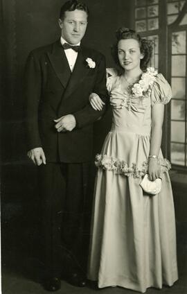 Couple at the Junior Prom, 1943.