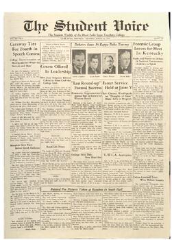 The Student Voice, March 29, 1934