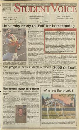 The Student Voice, October 12, 2000.