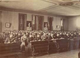 Assembly room with school.