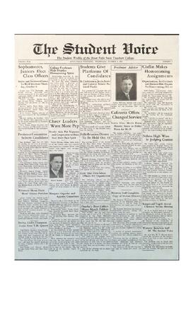 The Student Voice, October 5, 1932