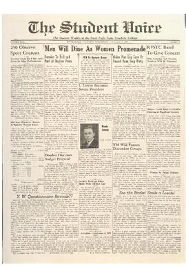 The Student Voice, February 8, 1939.