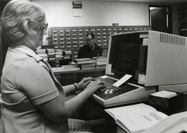 Computers in the library, 1990.