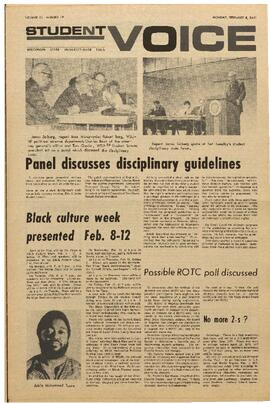 The Student Voice February 8, 1971.