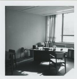 View of library office, circa 1954.