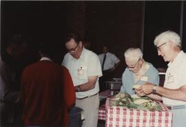 Five Men Shucking Corn, 1989.