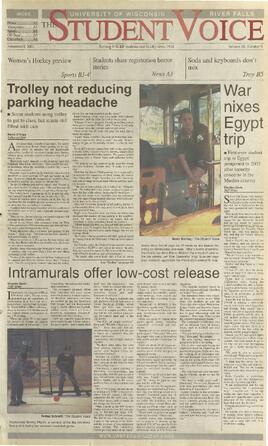 The Student Voice, November 8, 2001.