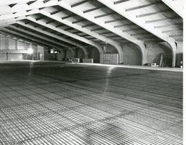 Interior view of Hunt Arena prior to ice installation, 1972.