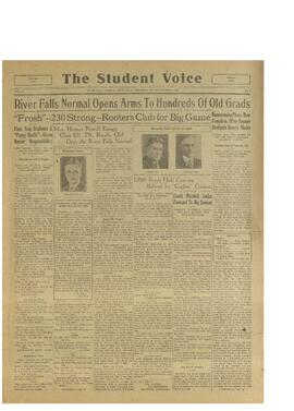 The Student Voice October 8, 1926.