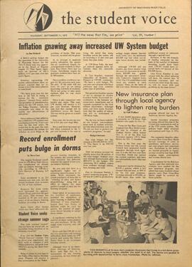 The Student Voice, September 11, 1975.