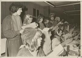 Choir at Madrigal Banquet, 1974.