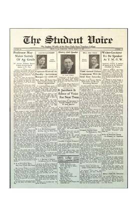 The Student Voice, March 13, 1936