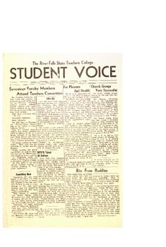 The Student Voice, October 18, 1944.