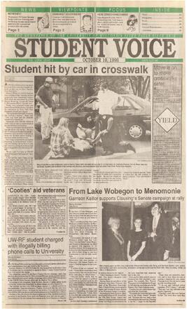 The Student Voice, October 10, 1996.
