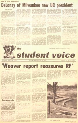 The Student Voice, April 24, 1975.