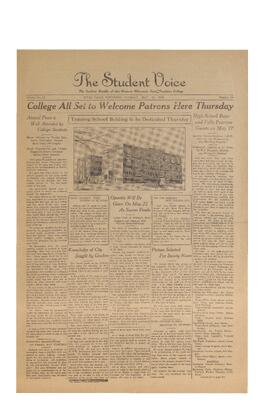 The Student Voice, May 15, 1928.