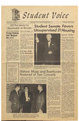 The Student Voice, October 25, 1965.