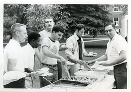 Picnic on the South Hall Mall, Summer, 1969.