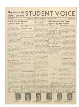 The Student Voice, November 17, 1943.
