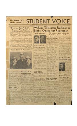 The Student Voice, September 8, 1941.