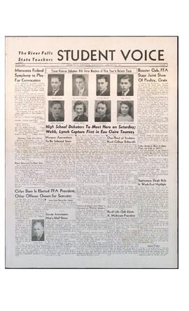 The Student Voice, January 23, 1941.