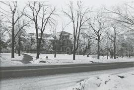 View of South Hall across Cascade Avenue.