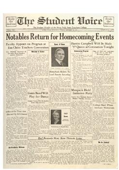The Student Voice, October 15, 1937