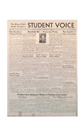 The Student Voice, October 2, 1940.