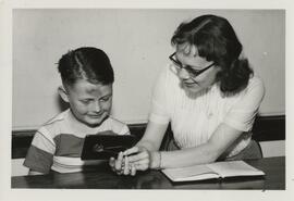 Boy with Teacher