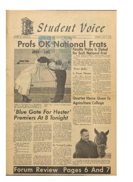 The Student Voice, May 2, 1966.