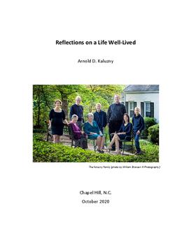 Reflections on a life well-lived, 2020