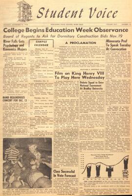 The Student Voice, November 12, 1956.