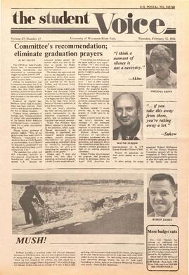 The Student Voice, February 12, 1981.