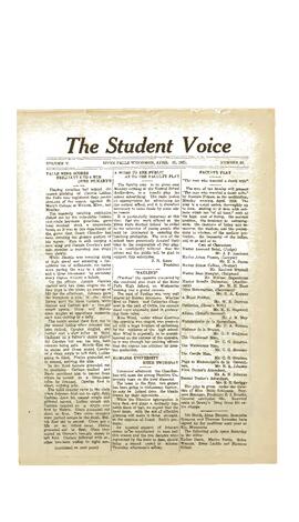 The Student Voice April 20, 1921.